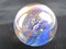 Toe Breaker 50mm (2") FUNFAIR Iridescent Red/Blue Veins Marbles glass ball HUGE